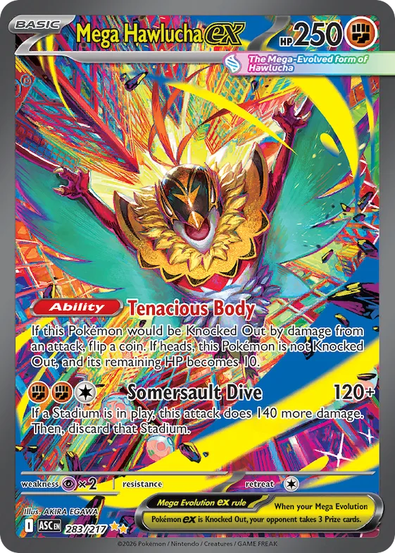 Mega Hawlucha ex #283 – Ascended Heroes