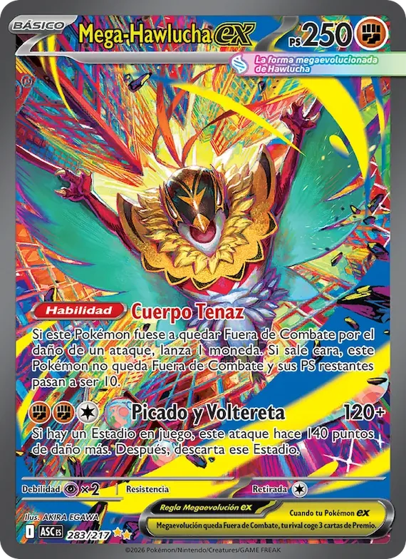 Mega-Hawlucha ex 283 – Héroes Ascendentes