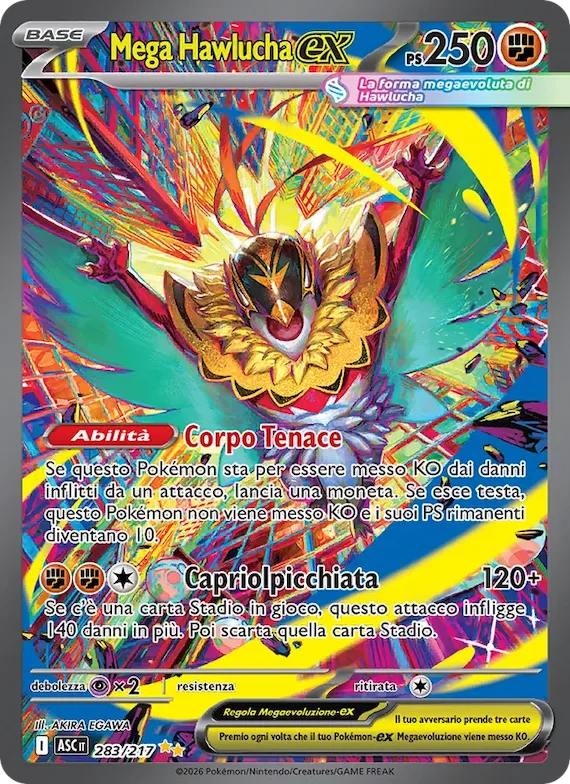Mega Hawlucha-ex 283 – Ascesa Eroica