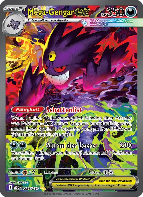 Mega-Gengar-ex 284 – Erhabene Helden