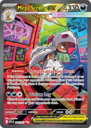 Mega Scrafty ex #285 – Ascended Heroes