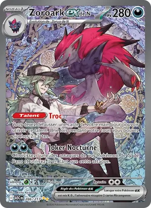 Zoroark-ex de N 286 – Héros Transcendants