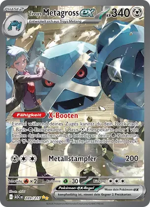 Troys Metagross-ex Nr. 289 – Ascended Heroes