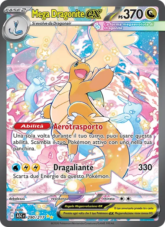 Mega Dragonite-ex 290 – Ascesa Eroica