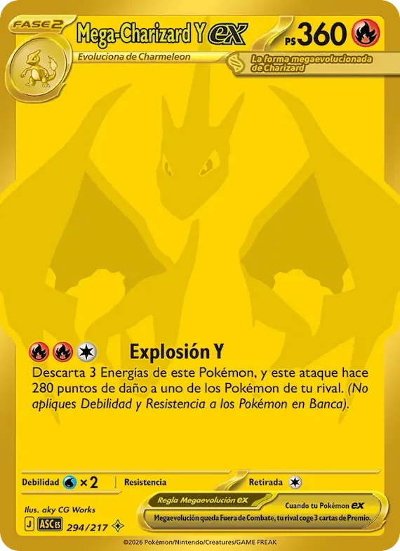 Mega-Charizard Y ex 294 – Héroes Ascendentes