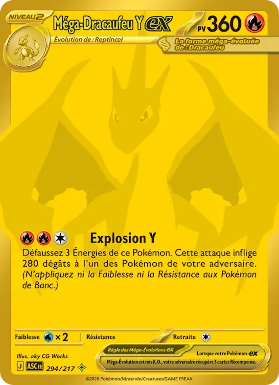 Méga-Dracaufeu Y-ex 294 – Héros Transcendants
