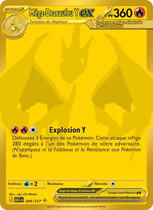 Méga-Dracaufeu Y-ex 294 – Héros Transcendants
