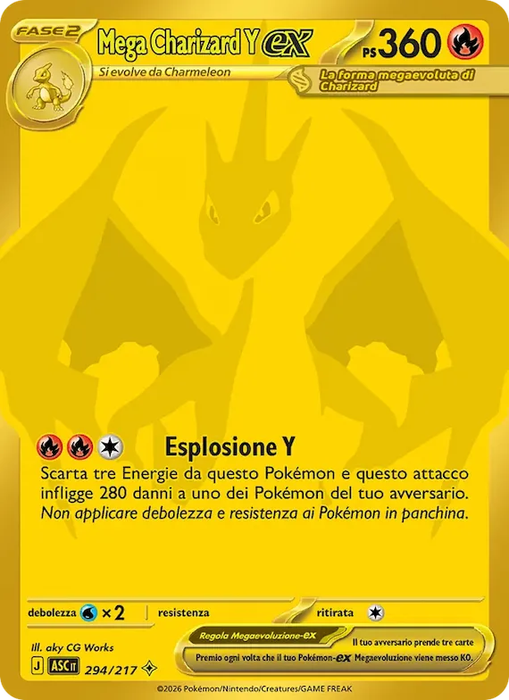 Mega Charizard Y-ex 294 – Ascesa Eroica