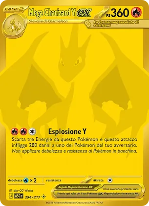 Mega Charizard Y-ex 294 – Ascesa Eroica