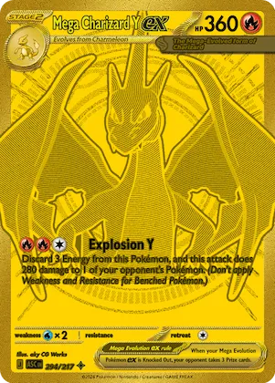 Mega Charizard Y ex #294 – Ascended Heroes