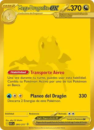 Mega-Dragonite ex 295 – Héroes Ascendentes