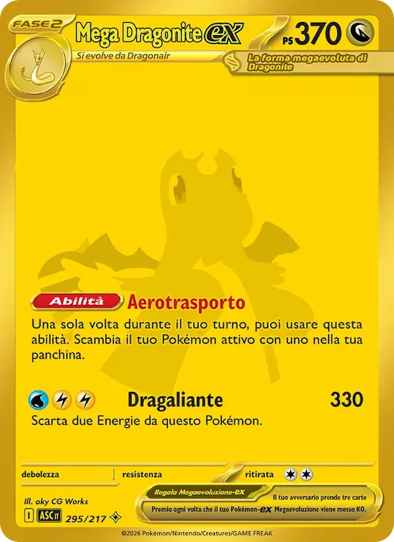 Mega Dragonite-ex 295 – Ascesa Eroica