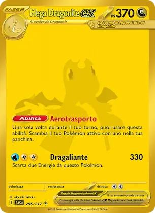 Mega Dragonite-ex 295 – Ascesa Eroica