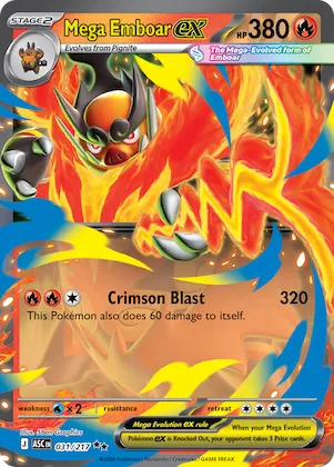 Mega Emboar ex #31 – Ascended Heroes