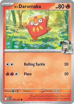 N's Darumaka #32 – Ascended Heroes