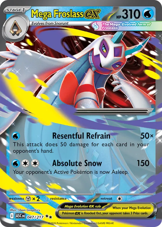 Mega Froslass ex #47 – Ascended Heroes