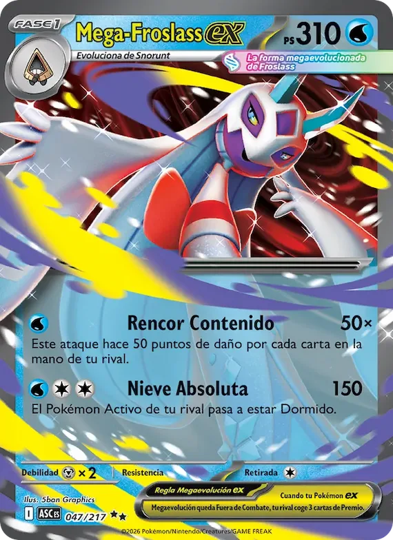 Mega-Froslass ex 47 – Héroes Ascendentes
