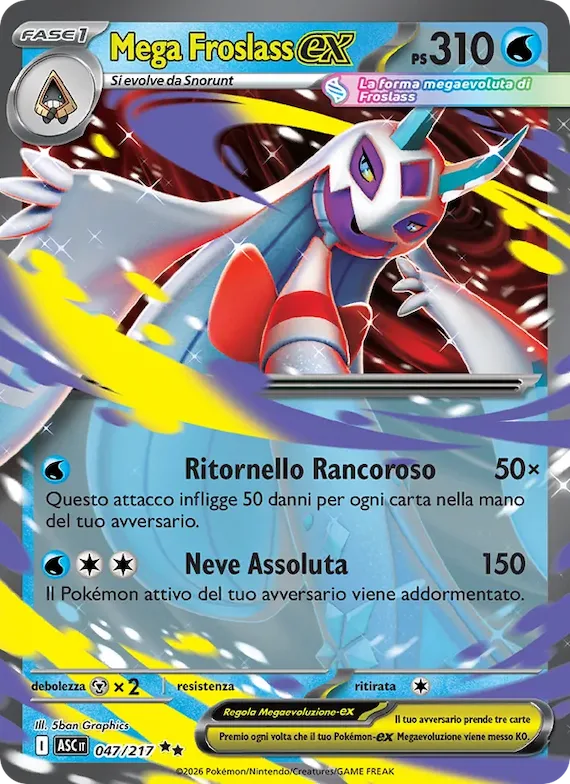 Mega Froslass-ex 47 – Ascesa Eroica