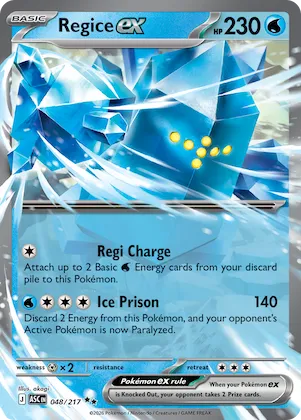 Regice ex #48 – Ascended Heroes