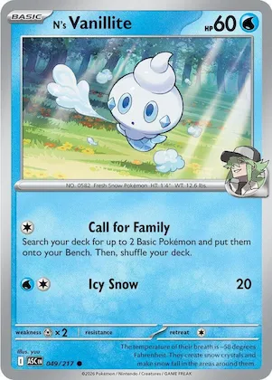 N's Vanillite #49 – Ascended Heroes
