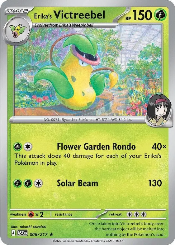 Victreebel di Erika 6 – Ascesa Eroica