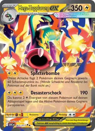 Mega-Zapplarang-ex Nr. 61 – Ascended Heroes