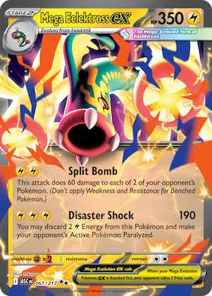 Mega Eelektross ex #61 – Ascended Heroes
