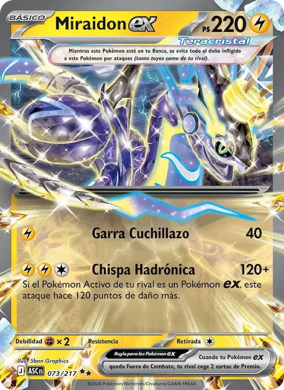 Miraidon ex 73 – Héroes Ascendentes