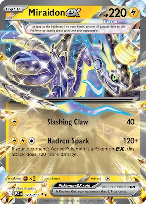 Miraidon ex #73 – Ascended Heroes
