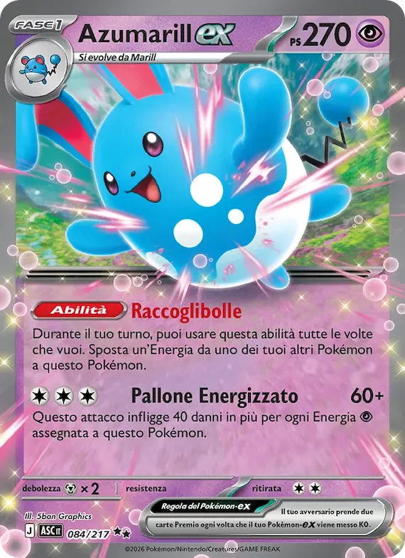 Azumarill-ex 84 – Ascesa Eroica