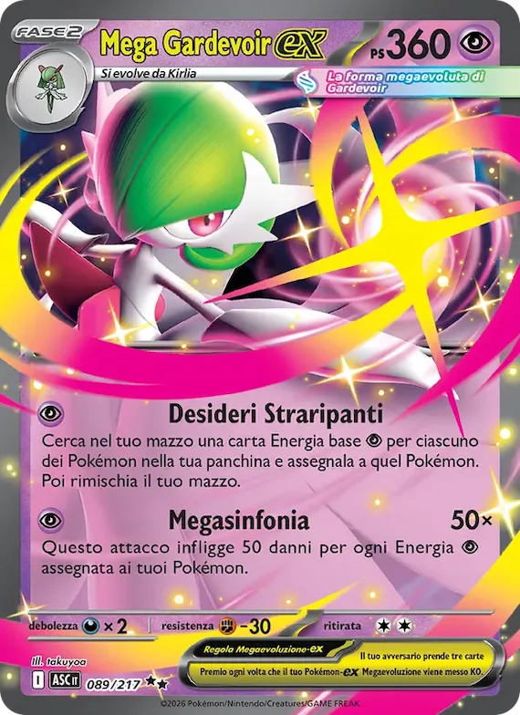 Mega Gardevoir-ex 89 – Ascesa Eroica