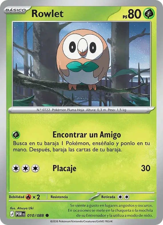 Rowlet 10 – Equilibrio Perfecto