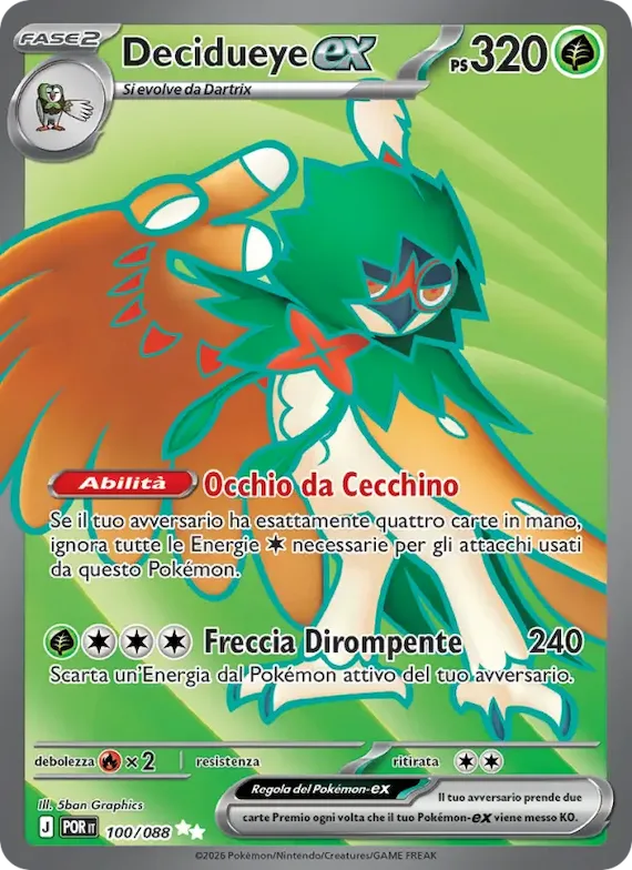 Decidueye-ex 100 – Equilibrio Perfetto