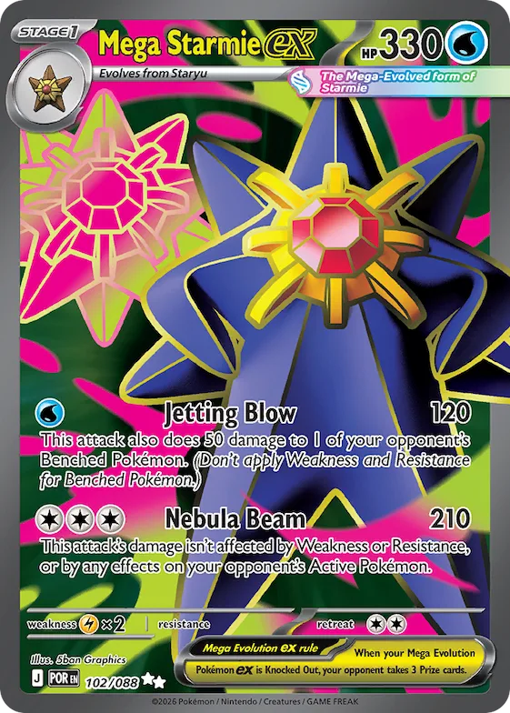 Mega Starmie ex #102 – Perfect Order