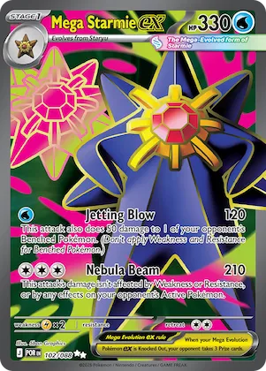 Mega Starmie ex #102 – Perfect Order