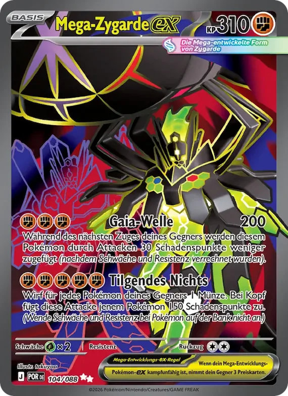 Mega-Zygarde-ex 104 – Optimale Ordnung