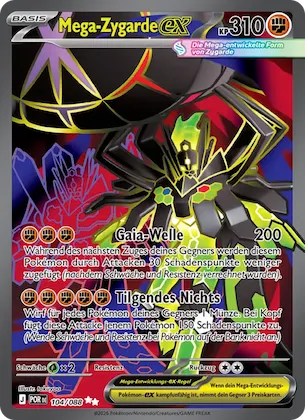 Mega-Zygarde-ex Nr. 104 – Optimale Ordnung