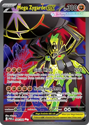 Mega Zygarde ex #104 – Perfect Order