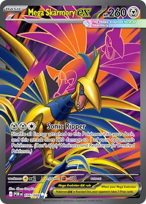 Mega Skarmory ex #106 – Perfect Order