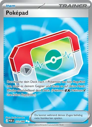 Poképad 113 – Optimale Ordnung