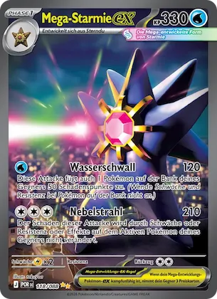 Mega-Starmie-ex Nr. 118 – Optimale Ordnung