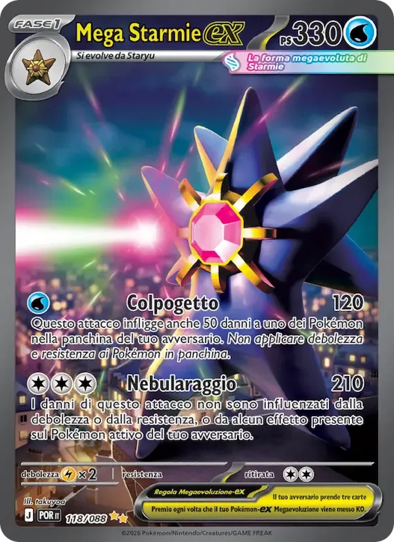 Mega Starmie-ex 118 – Equilibrio Perfetto