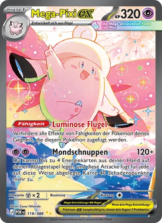 Mega-Pixi-ex 119 – Optimale Ordnung