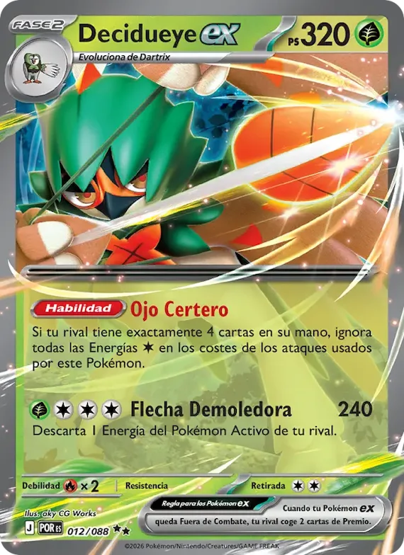 Decidueye ex 12 – Equilibrio Perfecto