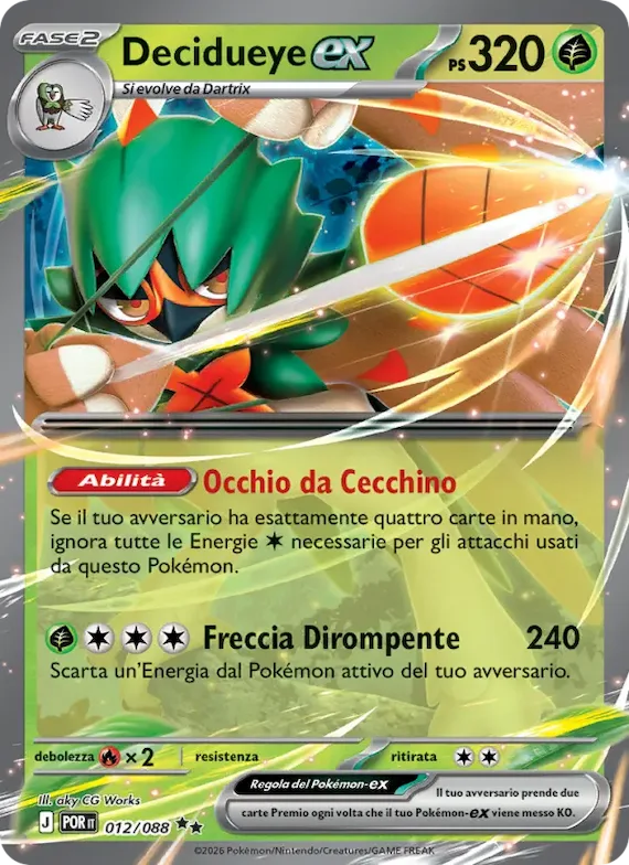 Decidueye-ex 12 – Equilibrio Perfetto