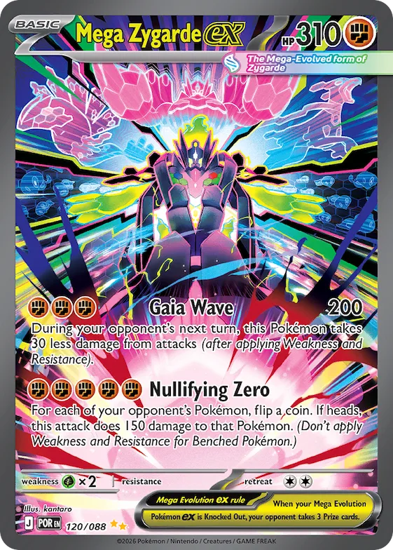 Mega Zygarde ex #120 – Perfect Order