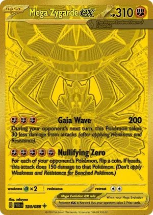 Mega Zygarde ex #124 – Perfect Order