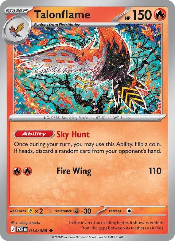 Talonflame 14 – Equilíbrio Perfeito