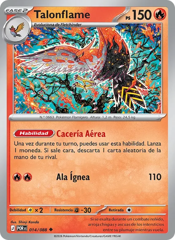 Talonflame 14 – Equilibrio Perfecto