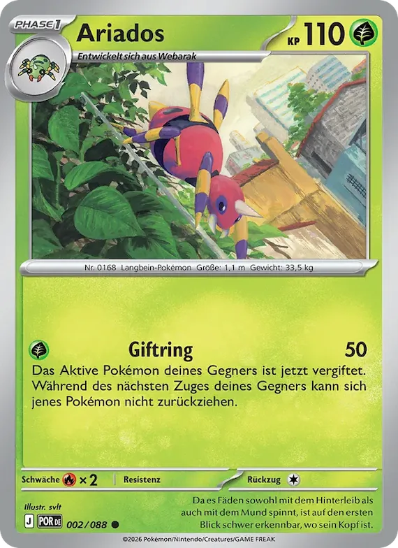 Ariados 2 – Optimale Ordnung